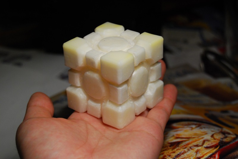 Weighted Companion Cube, Wax Shape